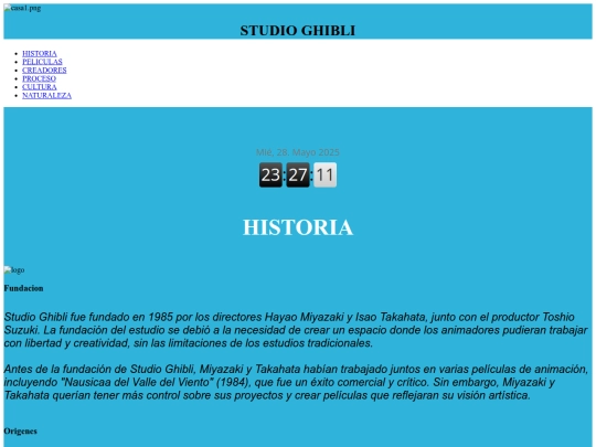 index screenshot