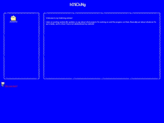 frolicking screenshot