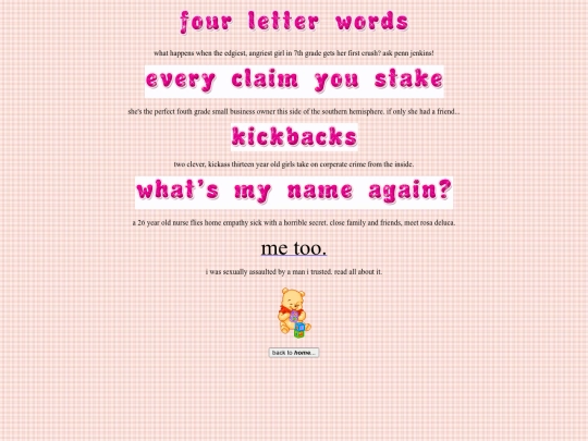 writing screenshot