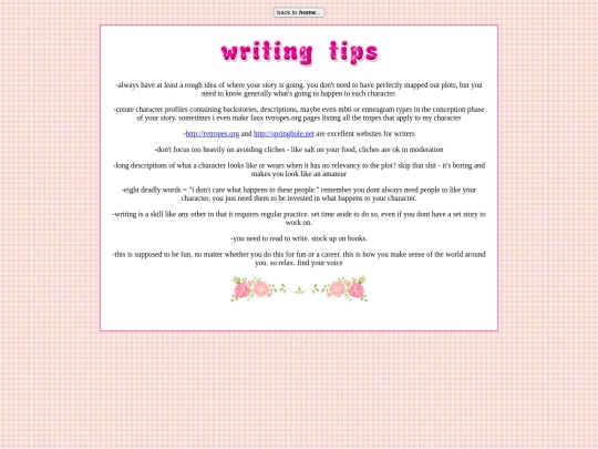 writingtips screenshot