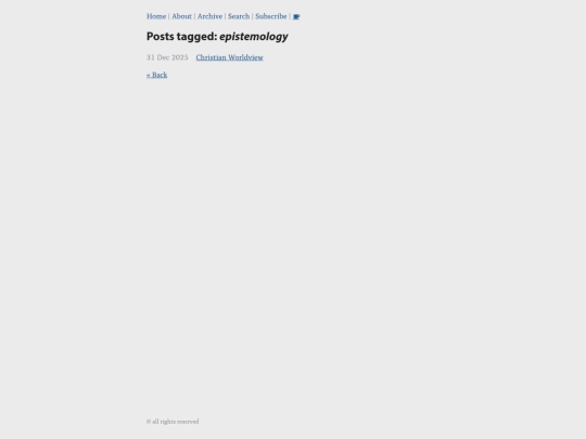 tag/epistemology screenshot