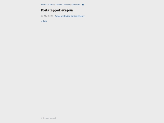 tag/exegesis screenshot