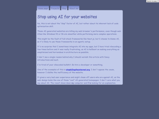 articles/stop-using-ai-for-your-websites screenshot