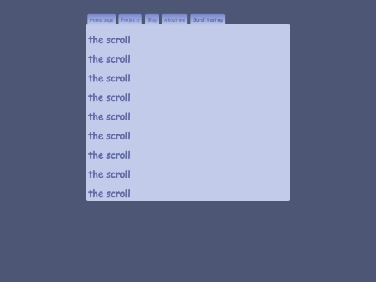 scroll-testing screenshot