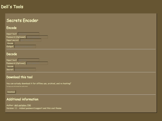 secrets_encoder screenshot
