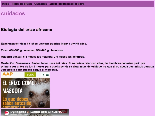 Cuidados screenshot