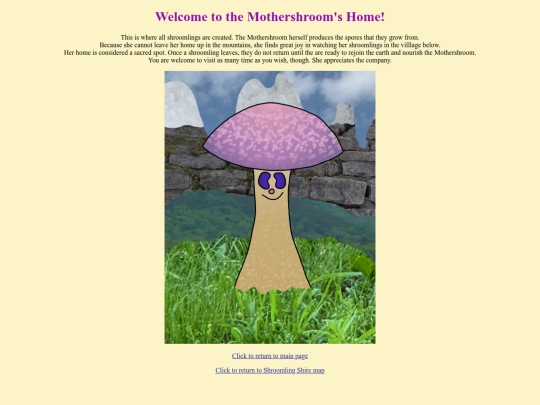 shroomling-shire/mothershroom screenshot