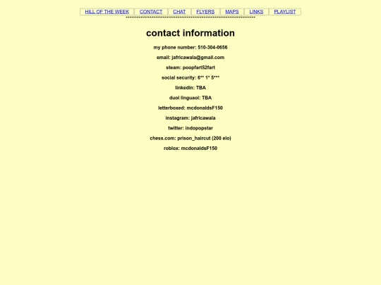 contact screenshot