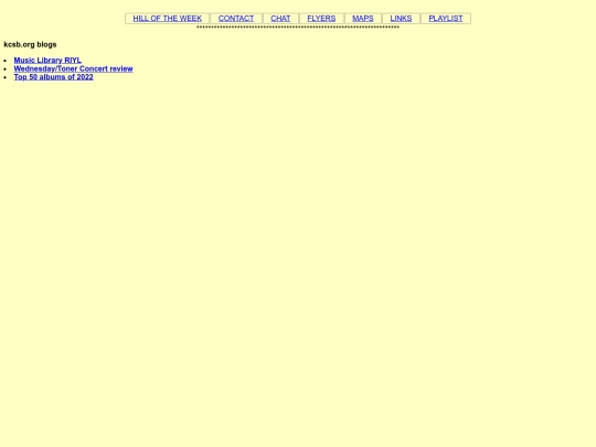 links screenshot