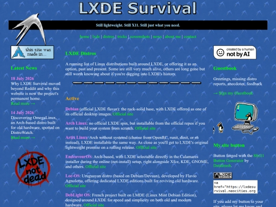 distros screenshot