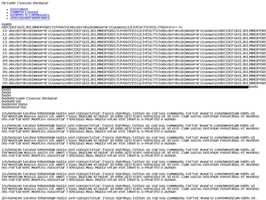 fontfolder/arcade_classic-demo screenshot