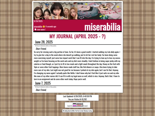 log screenshot