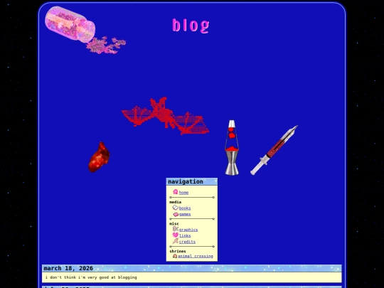 blog screenshot