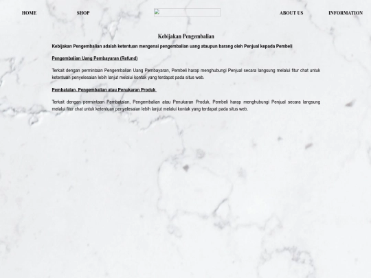 kebijakan pengembalian screenshot