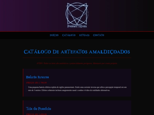 catalogo screenshot