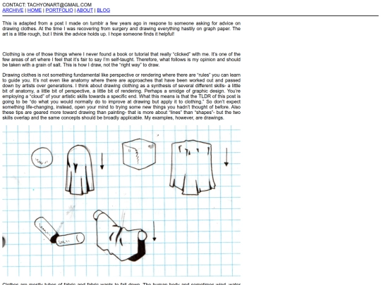 archive_pages/clothing_tips screenshot