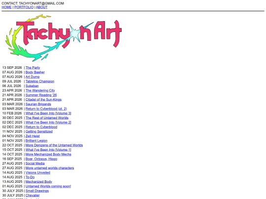 blog screenshot