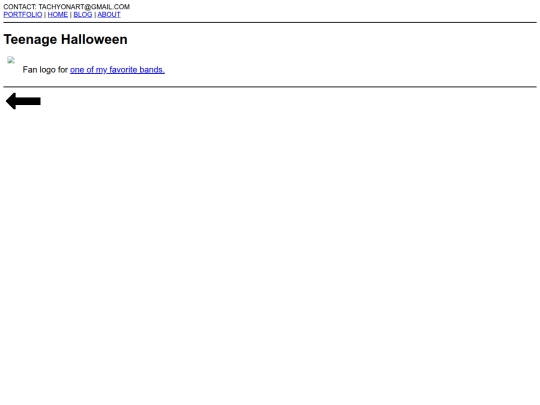 portfolio_pages/teenage_halloween screenshot