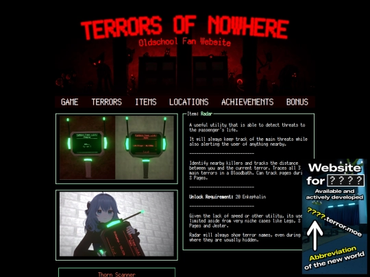 items/radar screenshot
