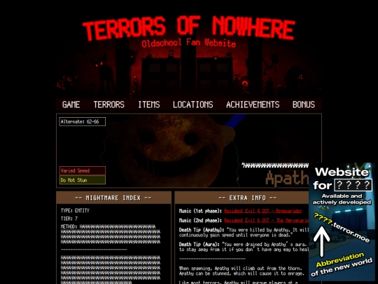 terrors/apathy screenshot