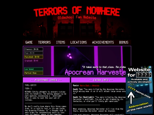 terrors/apocrean_harvester screenshot