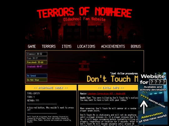 terrors/dont_touch_me screenshot