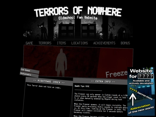 terrors/freezer screenshot