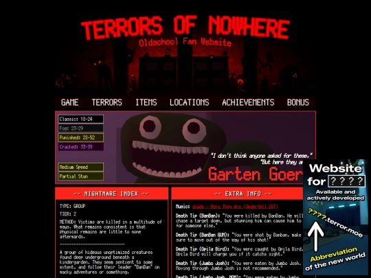 terrors/garten_goers screenshot