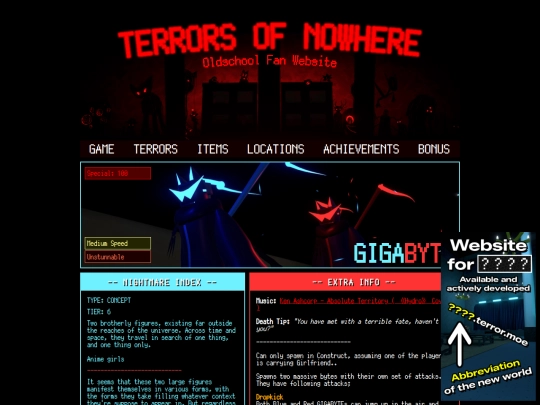 terrors/gigabyte screenshot
