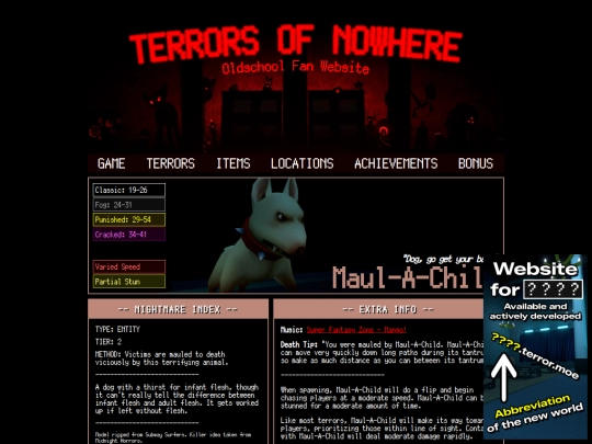 terrors/maul-a-child screenshot
