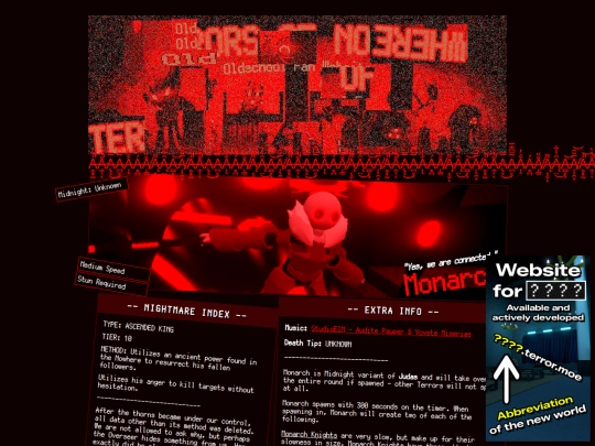 terrors/monarch screenshot