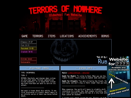 terrors/rush screenshot