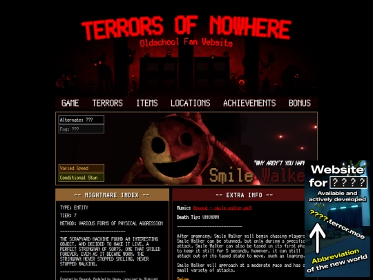 terrors/smile_walker screenshot