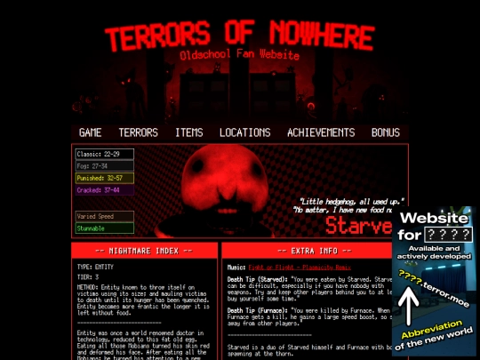 terrors/starved screenshot