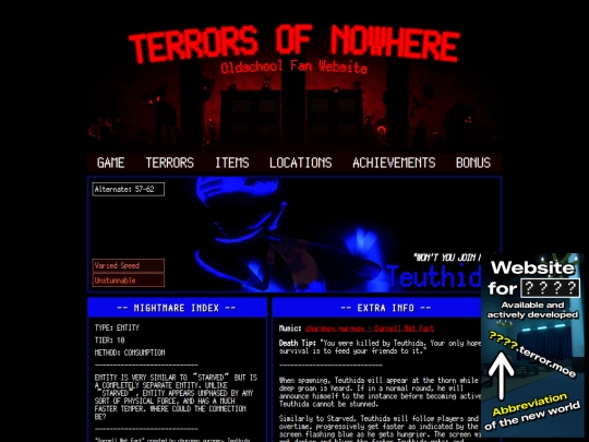 terrors/teuthida screenshot