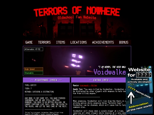 terrors/voidwalker screenshot
