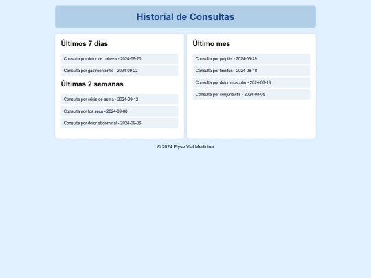 historial screenshot