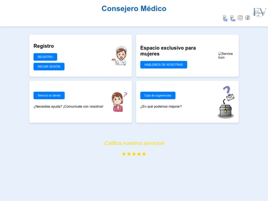 paginicio screenshot