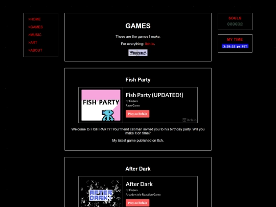 games screenshot