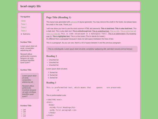 index screenshot