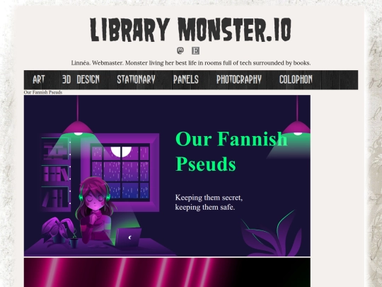 page/Our Fannish Pseuds screenshot