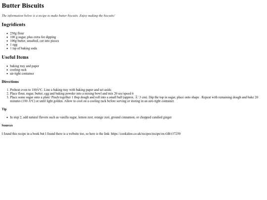 Butter Biscuits Recipe screenshot