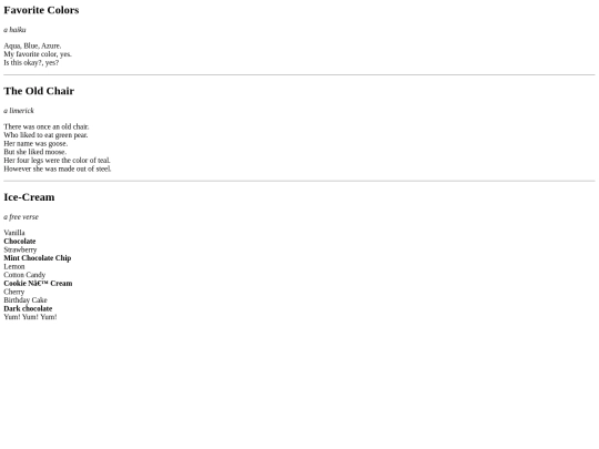 Original Poem screenshot
