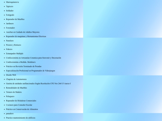 cursos screenshot