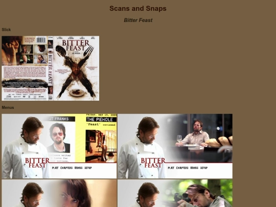 DVDs-BitterFeast screenshot