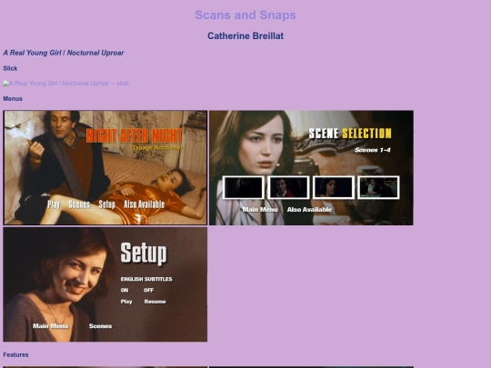 DVDs-Breillat screenshot