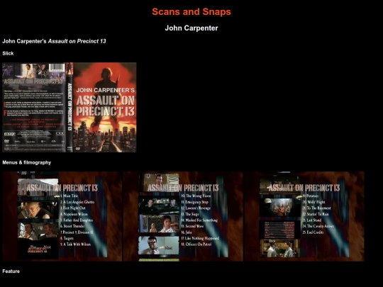 DVDs-Carpenter screenshot
