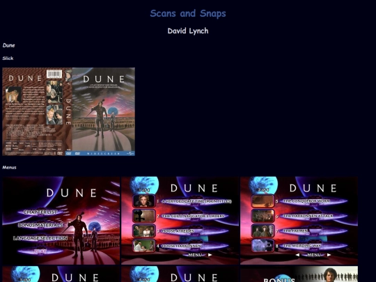 DVDs-Lynch screenshot