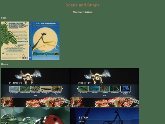 DVDs-Microcosmos screenshot