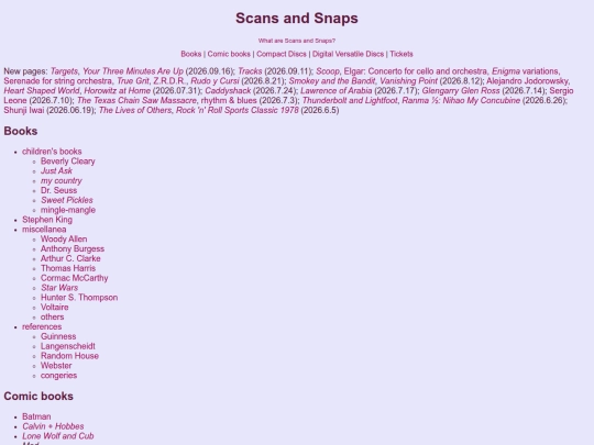 index screenshot